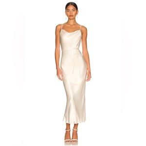 Shona Joy La Lune Bias Cowl Midi Dress